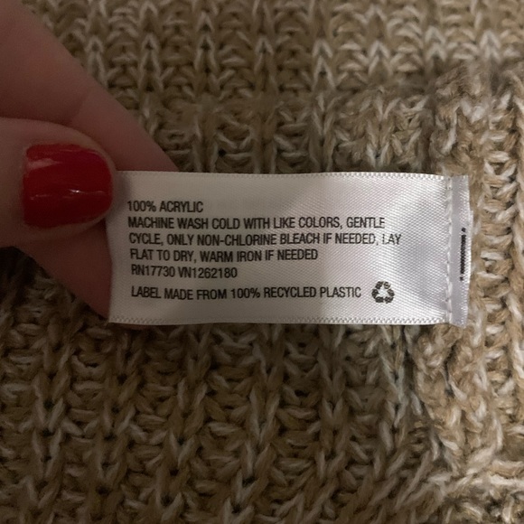 Tan Turtleneck Sweater - Picture 6 of 6